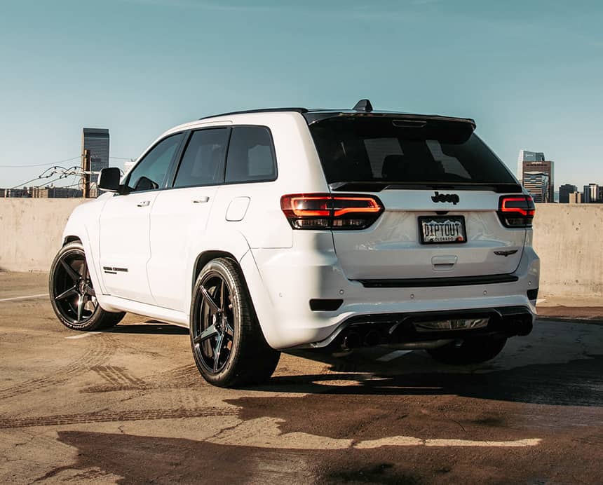 Parked Jeep Rare View Parked Jeep Rare View